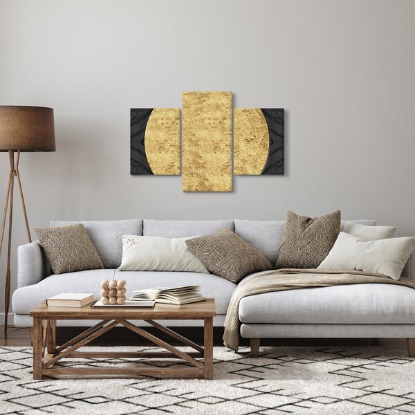 Tablou - Structura de aur N⁰2 (90x60 cm)