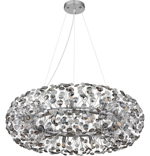 Globo 64135H3C - Candelabru LED cu cristale suspendat pe cablu KATRINA 20xG9/3,5W/230V