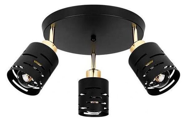 Spot ELEN 3xE27/35W/230V negru/auriu