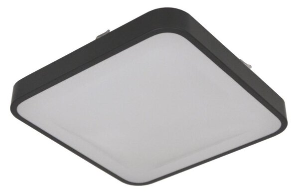 Plafonieră cu senzor WILTON 2xE27/60W/230V 33x33 cm antracit