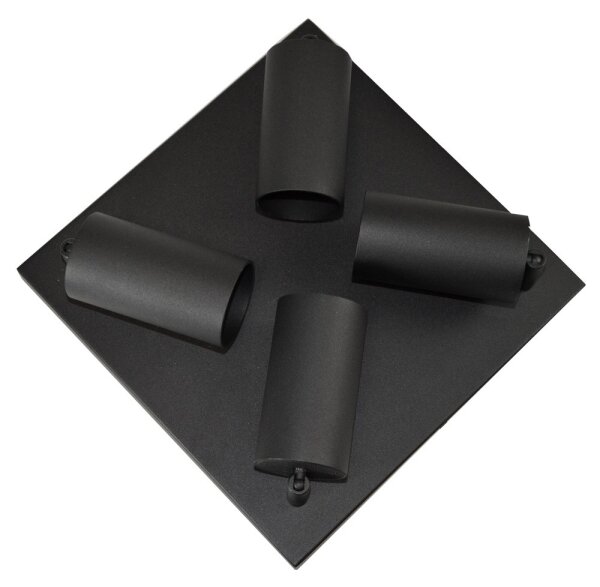 Lampă spot FILO 4xGU10/30W/230V negru/auriu
