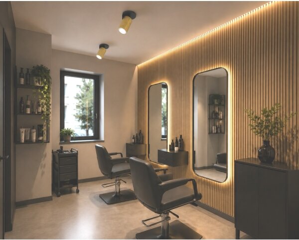 Spot ELAN 1xGU10/30W/230V auriu/negru