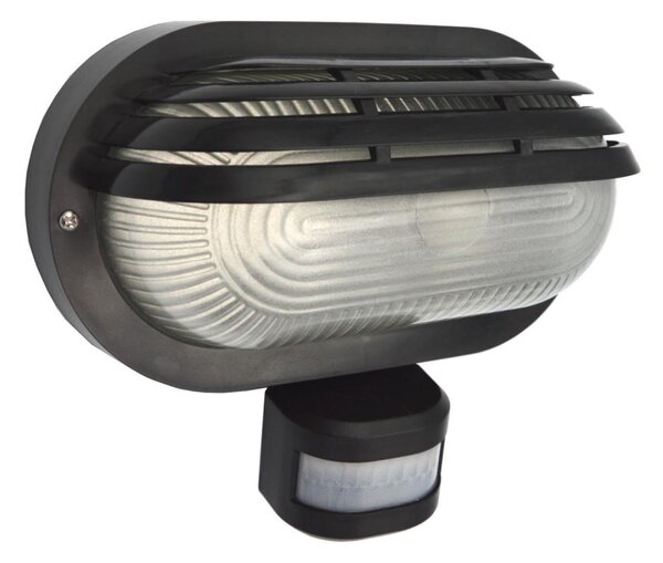 Aplica de perete pentru exterior cu senzor ORIKO 1xE27/15W/230V IP54 negru