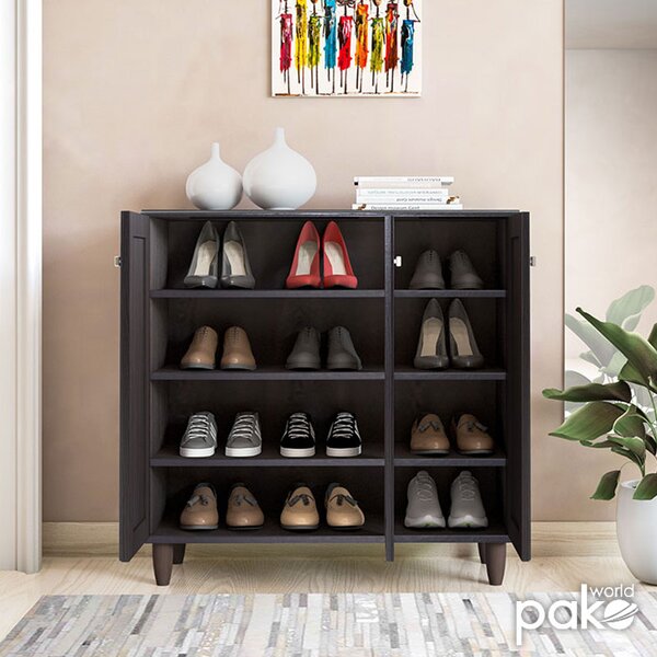 Dulap pantofi MDF, Sante 30 perechi, 120 x37 x 123cm