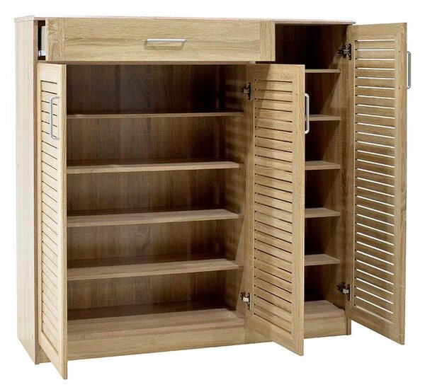 Dulap pantofi MDF, Sante 30 perechi, 120 x37 x 123cm