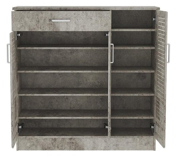 Dulap pantofi MDF, Sante 30 perechi, 120 x37 x 123cm