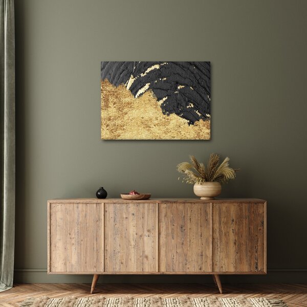 Tablou - Structura de aur N⁰1 (70x50 cm)