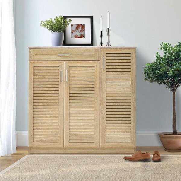 Dulap pantofi MDF, Sante 30 perechi, 120 x37 x 123cm