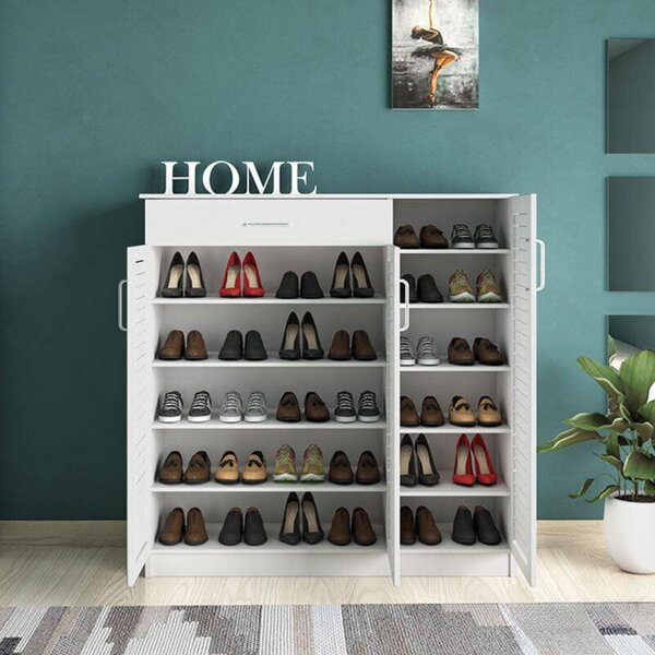 Dulap pantofi MDF, Sante 30 perechi, 120 x37 x 123cm