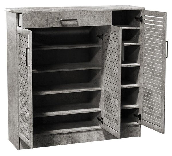 Dulap pantofi MDF, Sante 30 perechi, 120 x37 x 123cm