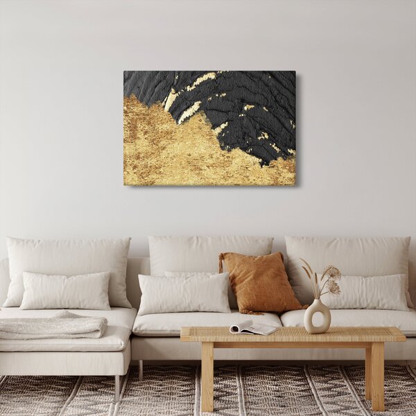 Tablou - Structura de aur N⁰1 (90x60 cm)