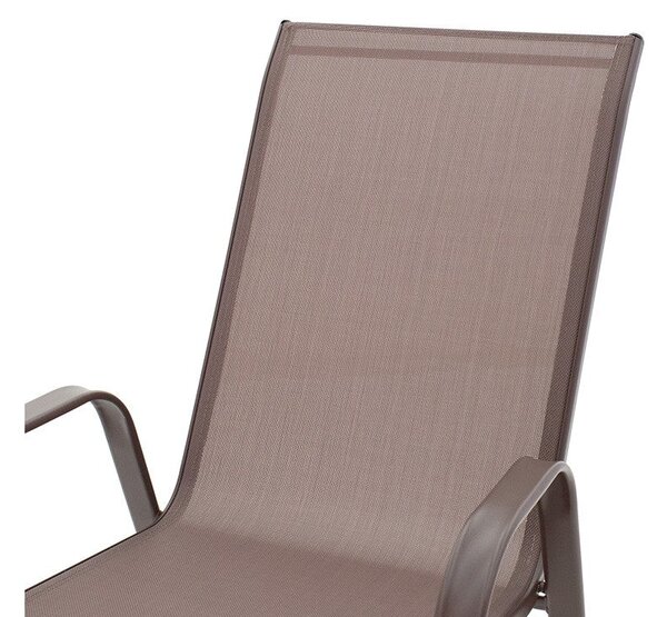 Scaun de gradina Calan, textilena si metal, 54x74x91 cm
