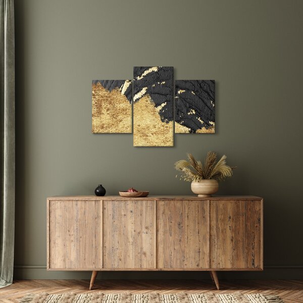 Tablou - Structura de aur N⁰1 (90x60 cm)
