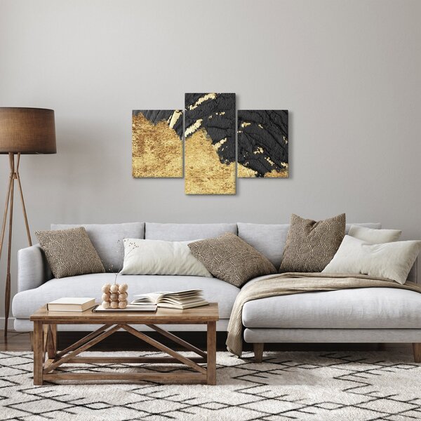 Tablou - Structura de aur N⁰1 (90x60 cm)