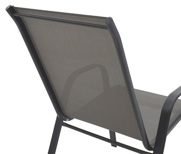 Scaun de gradina Calan, textilena si metal, 54x74x91 cm