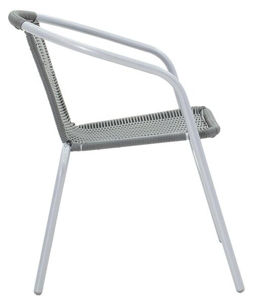 Scaun exterior Obbi, metal si PE, 56x54x73 cm