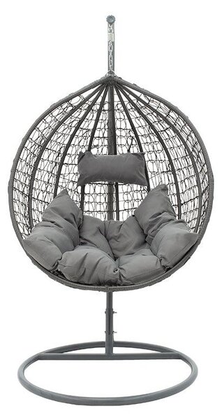 Balansoar Zafer, Gri - Maro, 106x103x200 cm