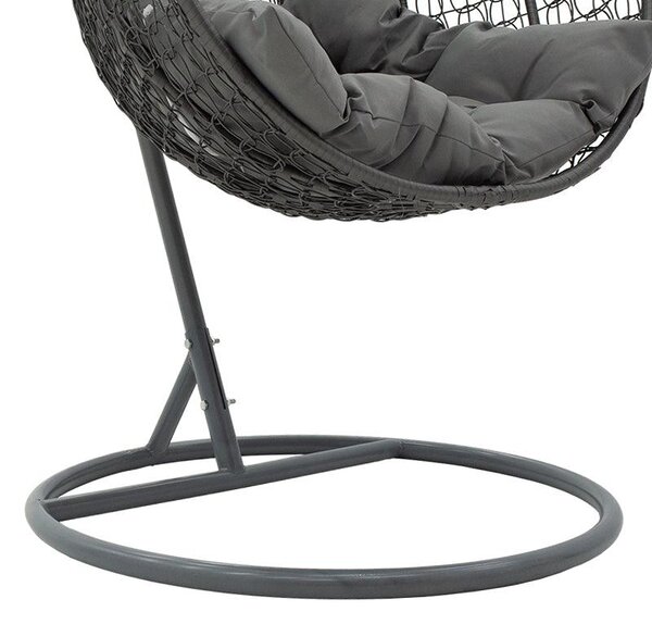 Balansoar Zafer, Gri - Maro, 106x103x200 cm