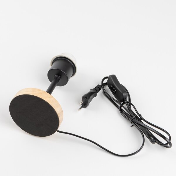 BRILAGI - Lampă de masă BOBO WOOD 1xE27/25W/230V stejar/negru/alb/unicorni