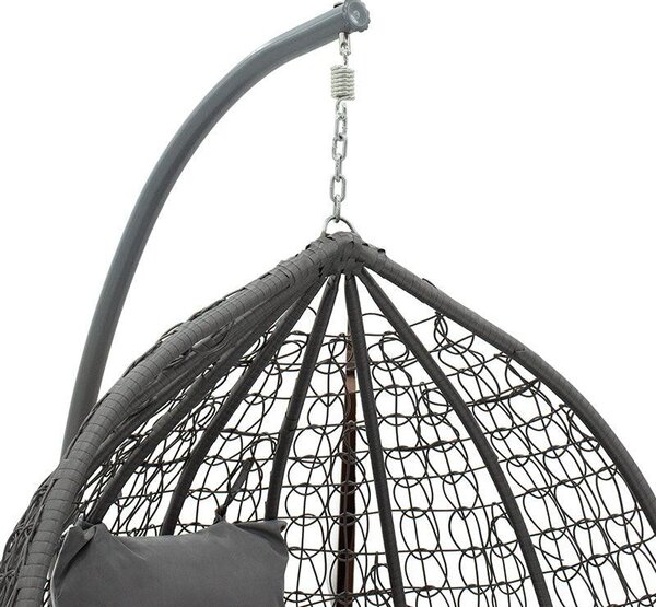 Balansoar Zafer, Gri - Maro, 106x103x200 cm