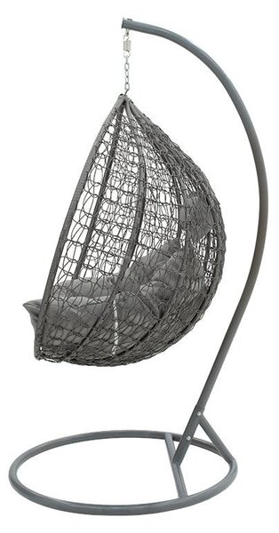 Balansoar Zafer, Gri - Maro, 106x103x200 cm