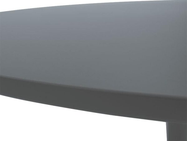 Masa Balou MDF, Gri inchis - Alb - Negru, 100x75 cm