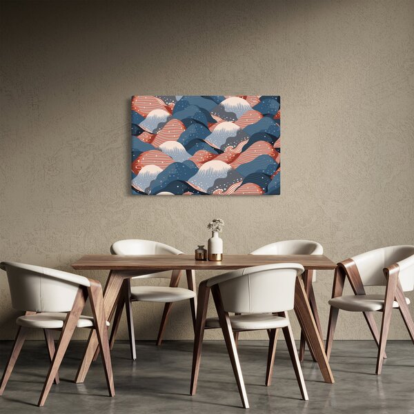 Tablou - Valuri japoneze (90x60 cm)
