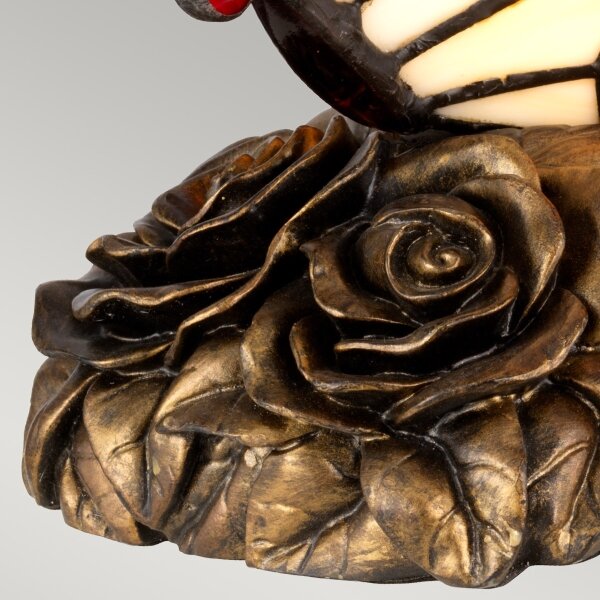 Elstead QZ-OBUTTERFLY-TL - Lampă decorativă LED TIFFANY 1xG9/3W/12/230V, cu model fluture