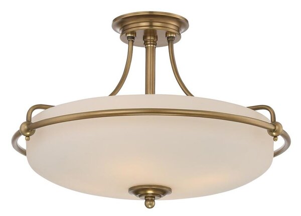 Lustră aplicată GRIFFIN 4xE27/100W/230V cupru Elstead QZ-GRIFFIN-SFM-WS