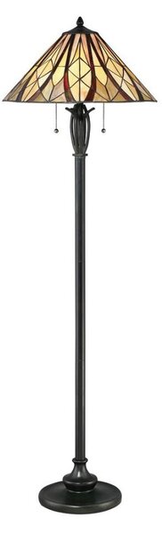 Elstead QZ-VICTORY-FL - Lampadar Tiffany VICTORY, 2xE27/60W/230V
