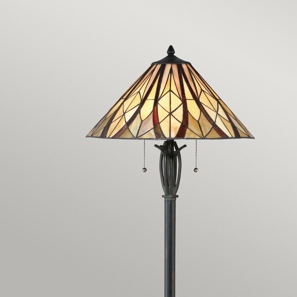 Elstead QZ-VICTORY-FL - Lampadar Tiffany VICTORY, 2xE27/60W/230V