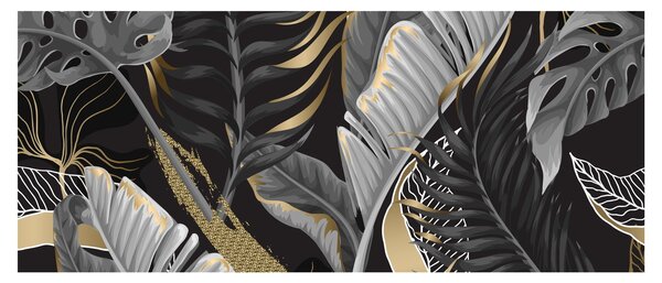 Tablou - Jungla de aur (120x50 cm)