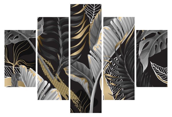 Tablou - Jungla de aur (150x105 cm)