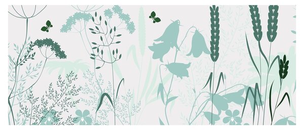 Tablou - Vector pajiște (120x50 cm)