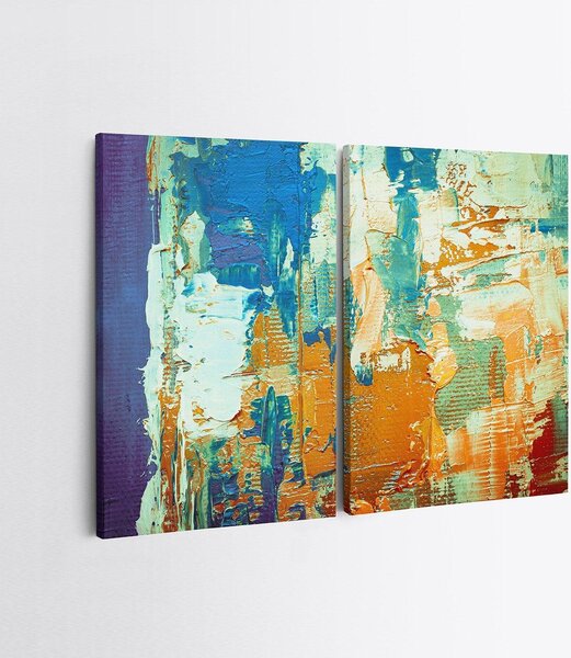 Tablou Canvas (2 bucăți) Rustic 1, Multicolor, 150x100 cm