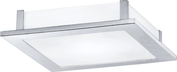 Eglo 31896 - Plafonieră AURIGA, 4xE14/25W/230V, 30x30 cm, crom lucios