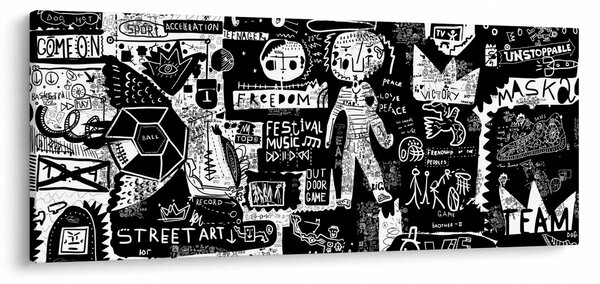 Tablou - Graffiti (120x50 cm)