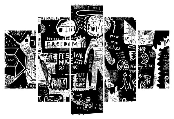 Tablou - Graffiti (150x105 cm)