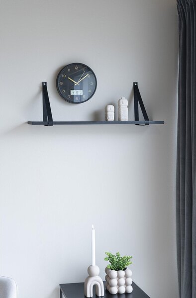 Raft Mimosa, Natural - Negru, 80x20 cm