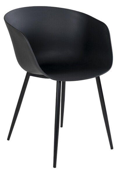 Scaune Roma, Negru, 55x79x53 cm