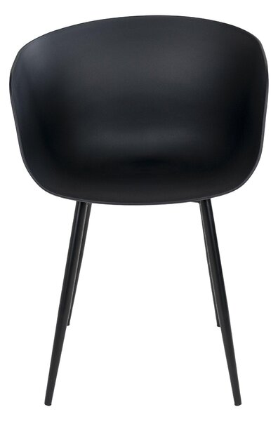 Scaune Roma, Negru, 55x79x53 cm