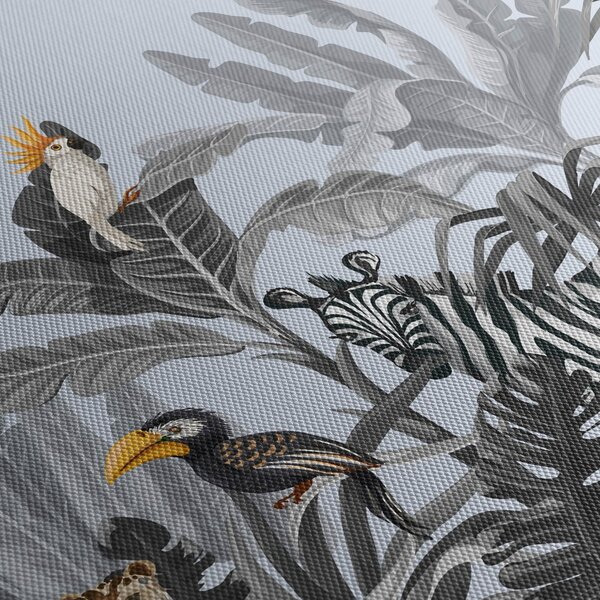 Tablou - Jungla ilustrată (150x105 cm)