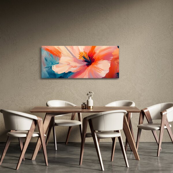 Tablou - Floare pictată (120x50 cm)
