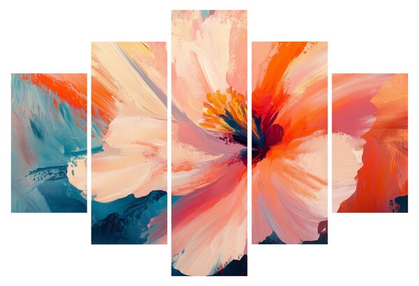 Tablou - Floare pictată (150x105 cm)