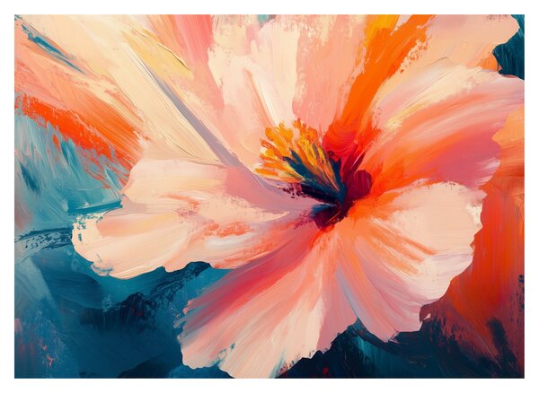 Tablou - Floare pictată (70x50 cm)
