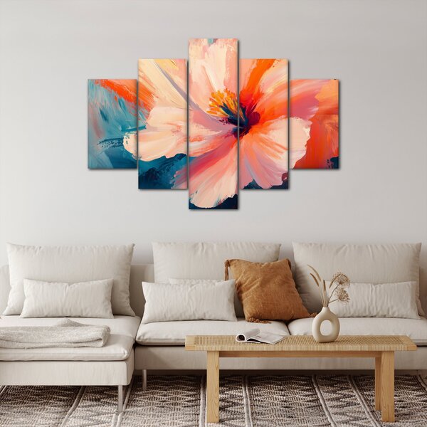 Tablou - Floare pictată (150x105 cm)