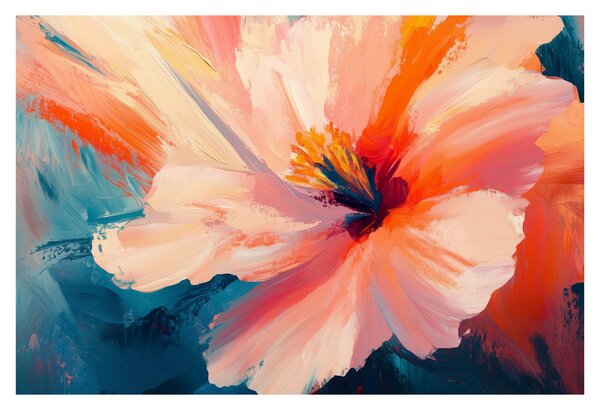 Tablou - Floare pictată (90x60 cm)