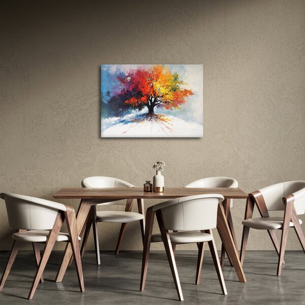Tablou - Copac multicolor (70x50 cm)