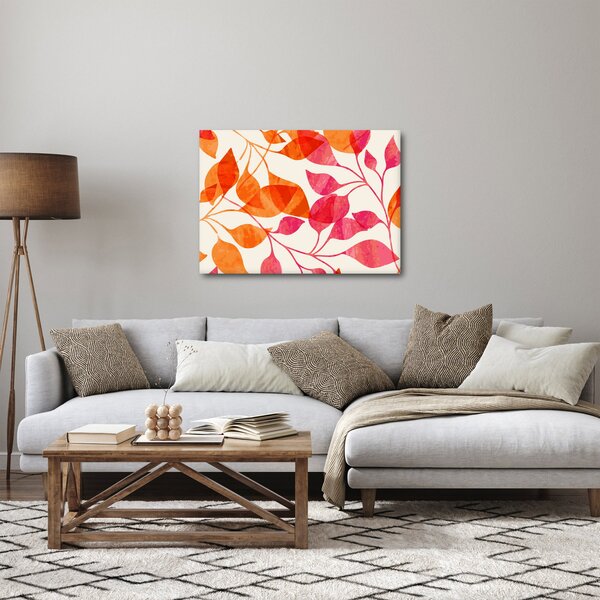 Tablou - Frunze portocalii (70x50 cm)