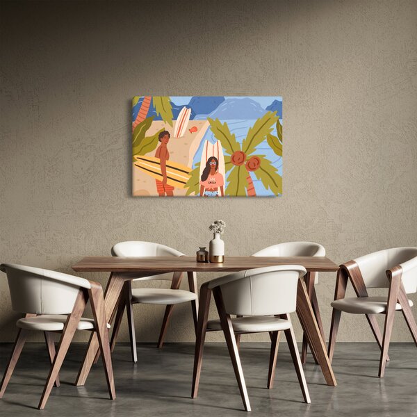 Tablou - Bucură-te de viață (90x60 cm)